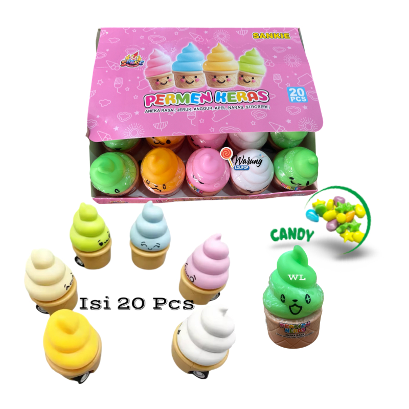 

Permen Sankie Es Krim Rasa Buah – 20 pcs x 10gr | Mainan Lucu & Permen Anak