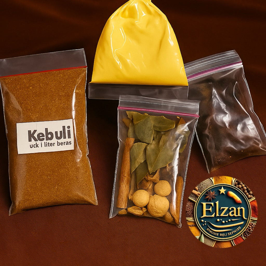 

paket bumbu kebuli instan untuk 1liter beras