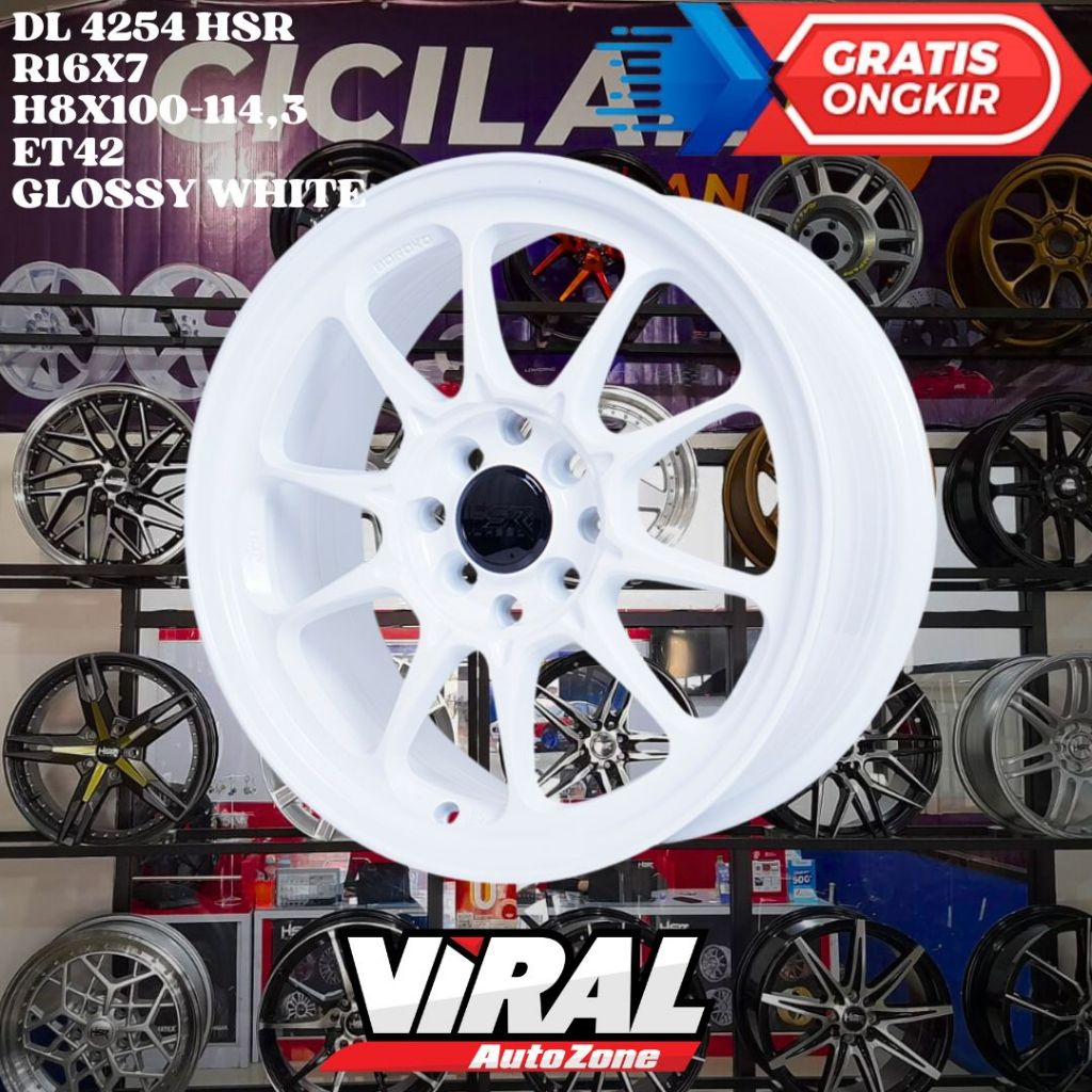 Velg Mobil Ring 16 R16 HSR DL COCOK UNTUK AVANZA , XENIA , JAZZ , MAZDA2