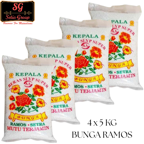 

(4x5 kg) Beras BUNGA Beras Kemasan 5 kg