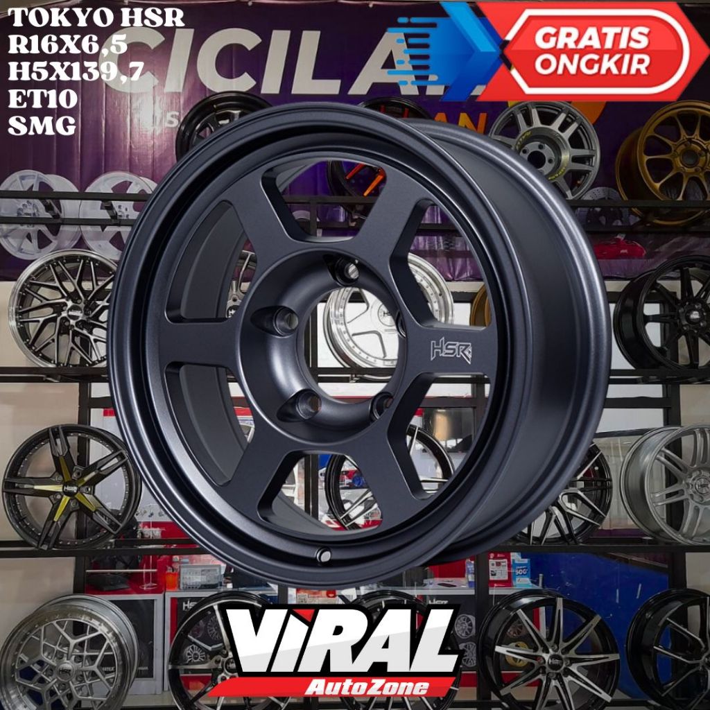 Velg Mobil JIMNY KATANA ESCUDO SIDEKICK XL7 PELEK HSR TOKYO Ring 16 R16