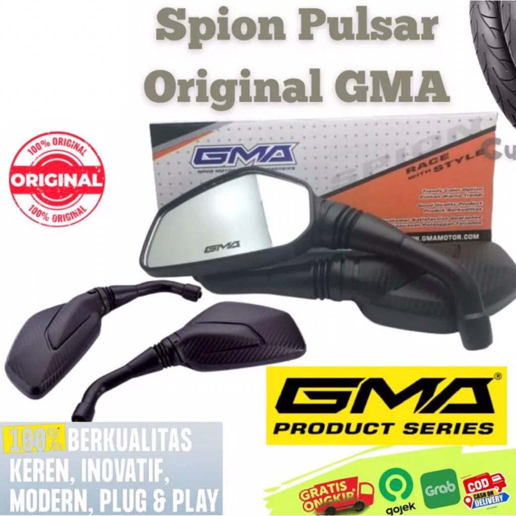 Spion GMA Carbon Model Pulsar Bajaj Universal Motor Nmax Aerox 155 Lexi Xmax Yamaha GMA Spion Pulsar