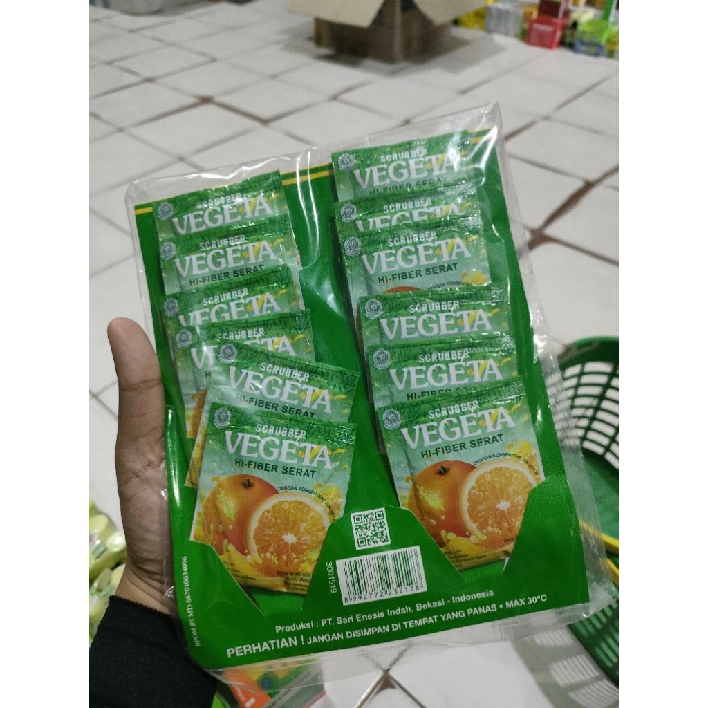 

VEGETA SCRABER JERUK 1Renteng Isi 12