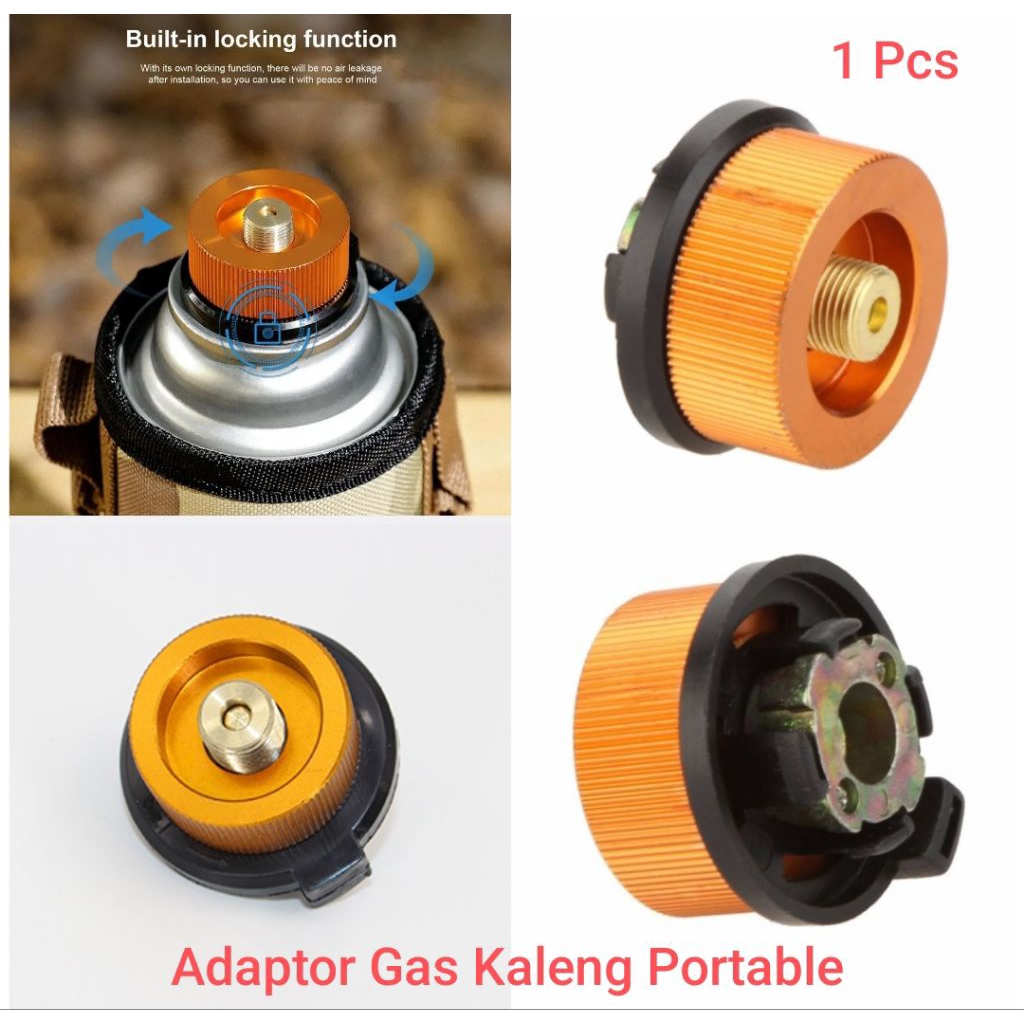 Kepala Gas Kaleng Portable Sparepart Alat Penghubung Kompor Camping Piknik