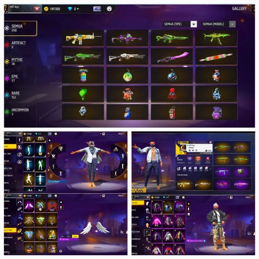 JUAL AKUN FF/GAME PC