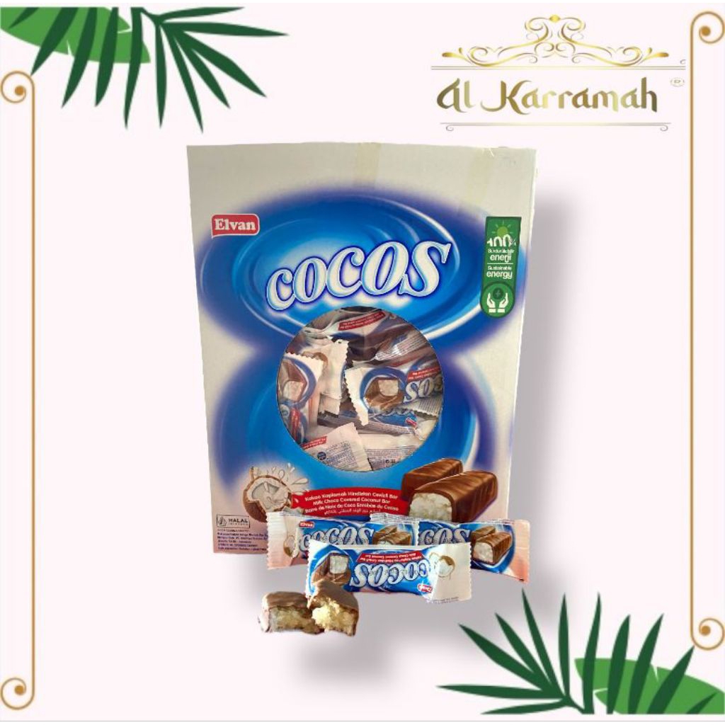 

Chocolate Coconut 1 Kg | Coklat Elvan Cocos Kelapa | Coklat Kelapa {Halal} Cokelat Cemilan Manis Snack