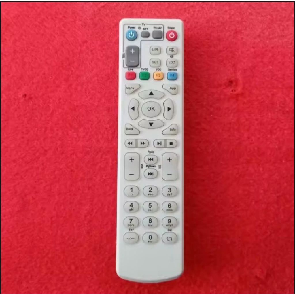 Remote Control RECEIVER TV INDIHOME ZTE Original