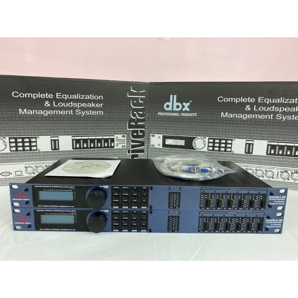 MANAGEMENT SPEAKER DBX 260 CROSSOVER DIGITAL AKTIF 3 INPUT 6 OUTPUT DLMS DBX260