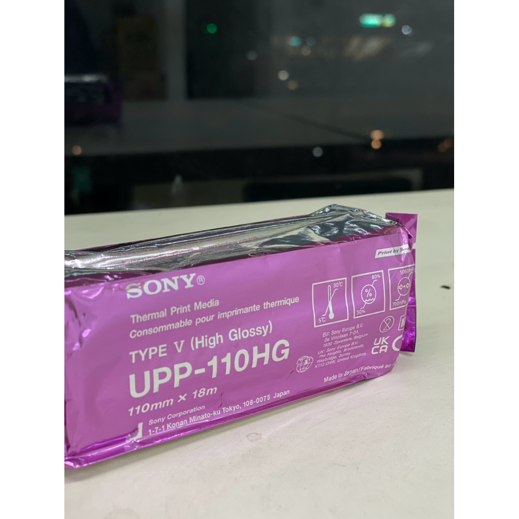 

Sony Paper USG UPP-110HG / Kertas USG Glossy / Kertas Thermal 110mm X 8m