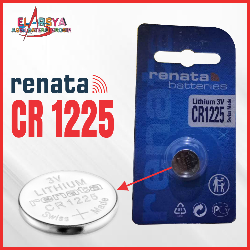 Baterai Renata cr1225 Original batre renata CR1225 3V