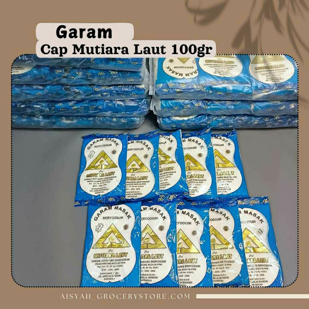 

1 Ball isi 40pcs Garam Masak Beryoudium Cap Mutiara Laut / Bumbu Dapur / Bumbu Masak Dapur