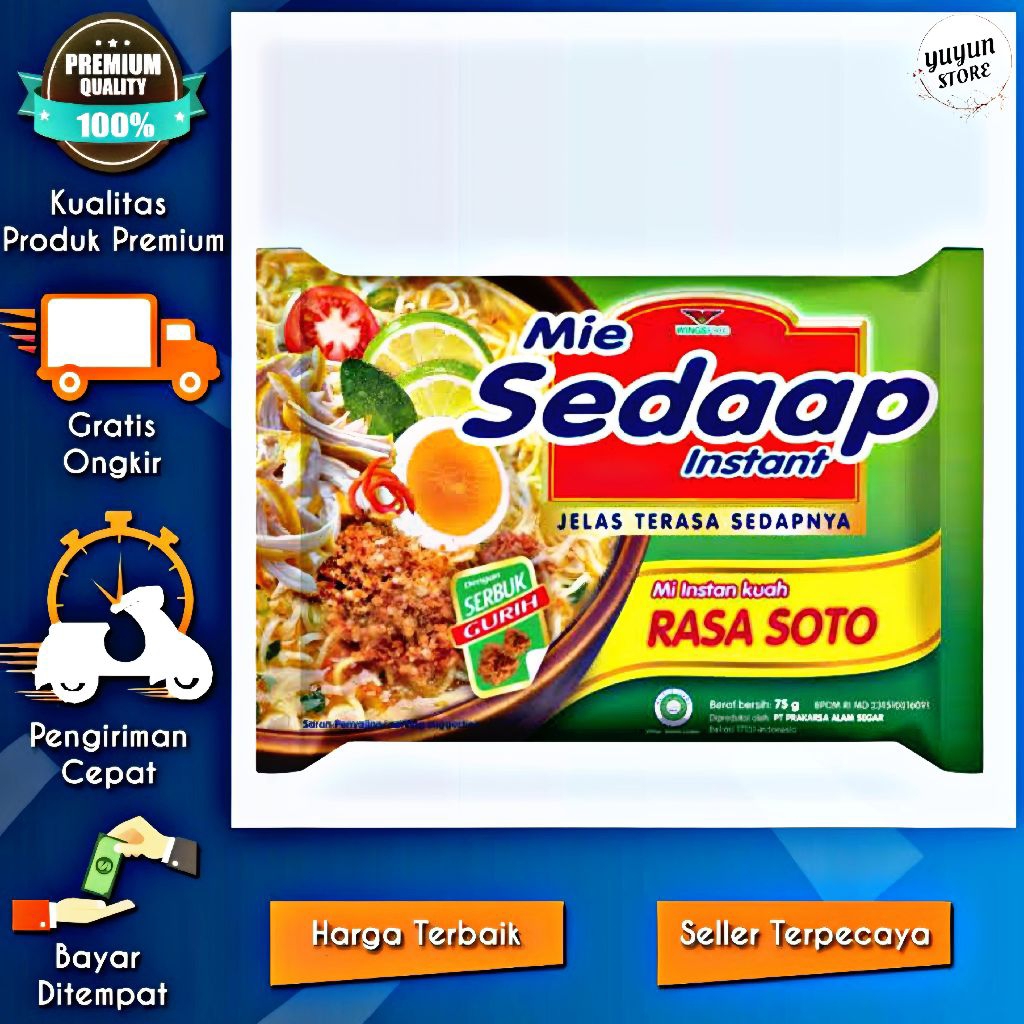 

Forcysn Mie Sedaap Rasa Soto 1 Dus/Karton