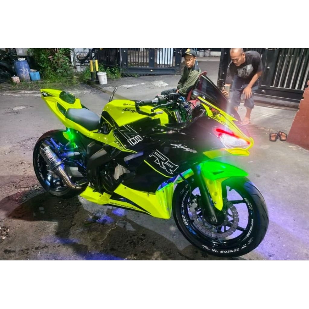 fairing full body model zx6r PNP khusus untuk ninja 250 karbu