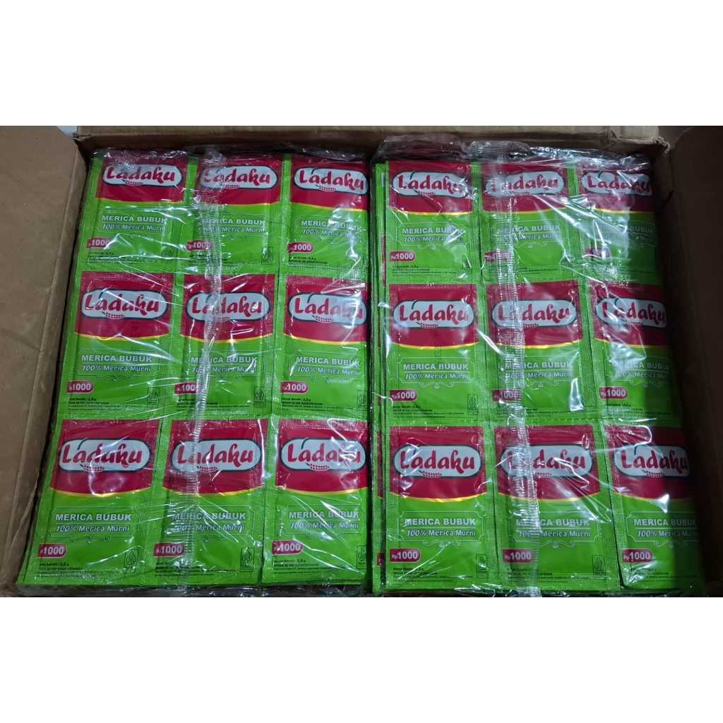 

Ladaku Merica Bubuk 1 Pack Isi 6 Renceng, @ renceng Isi 12 Sachet