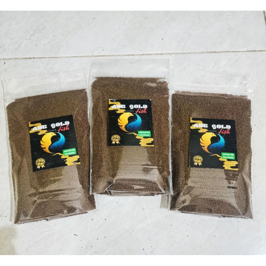 Pf 500 PAKAN KAN PREMIUM PELET IKAN HIAS CUPANG, MOLY, GUPPY, KOKI, KOI, DLL, 200gr