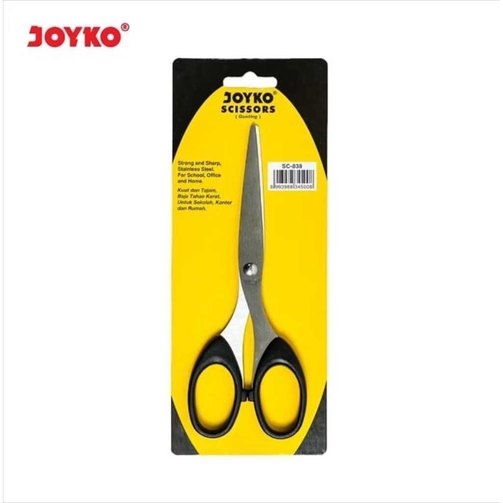 

Gunting Joyko SC-838 Sedang Gagang Hitam