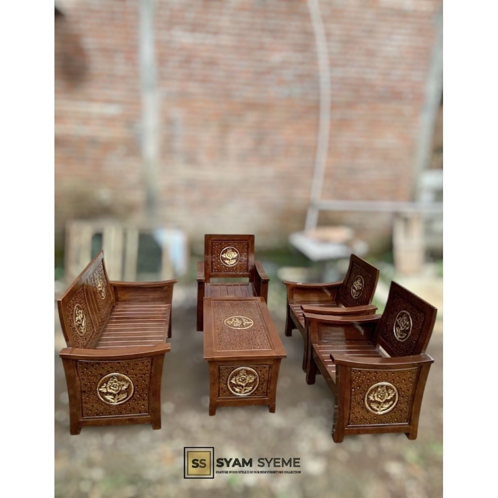 kursi tamu jati minimalis sudah finising Kursi Tamu Kayu Jati Minimalis, Kursi Tamu Minimalis Kayu J