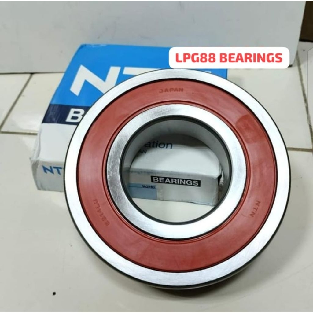 BEARING 6314 LLU NTN TUTUP KARET 6314LLU NTN