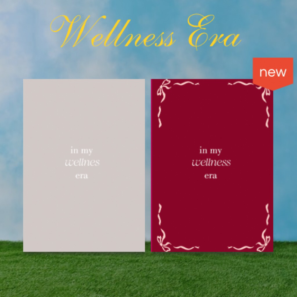 

in my wellness era | PLANNER BY SWEET SUUUNDAY l JURNALING KIT