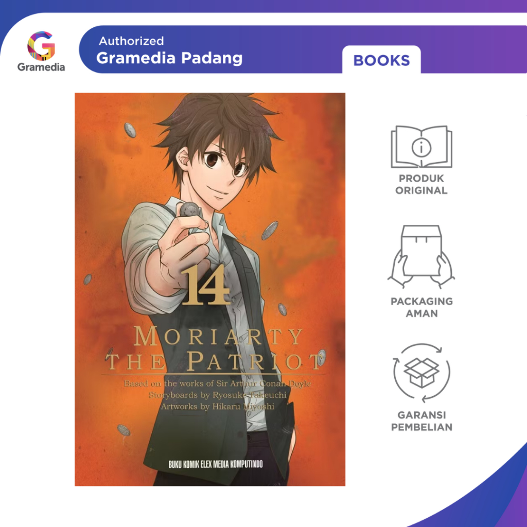Gramedia Padang - Moriarty the Patriot 14