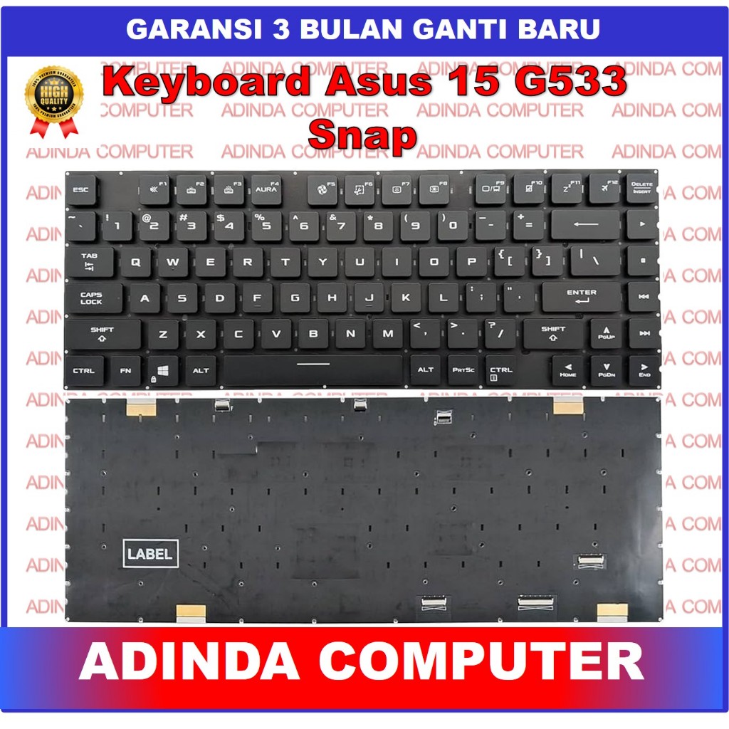 Keyboard Laptop Asus ROG Strix Scar 15 G533 G533Q G533Z G533QM G533QR G533QS