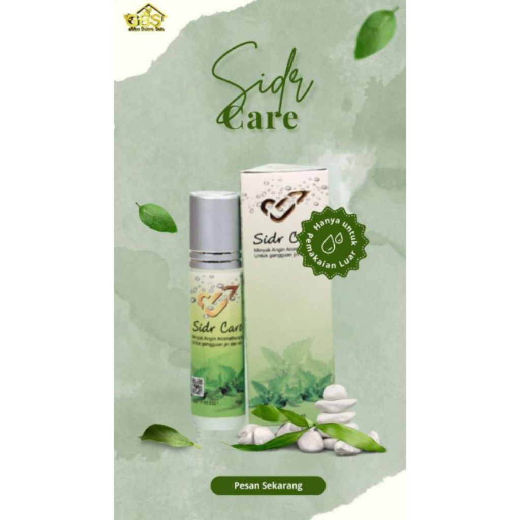 Sidr Care Rehab Hati Minyak Angin Aromaterapi Bidara
