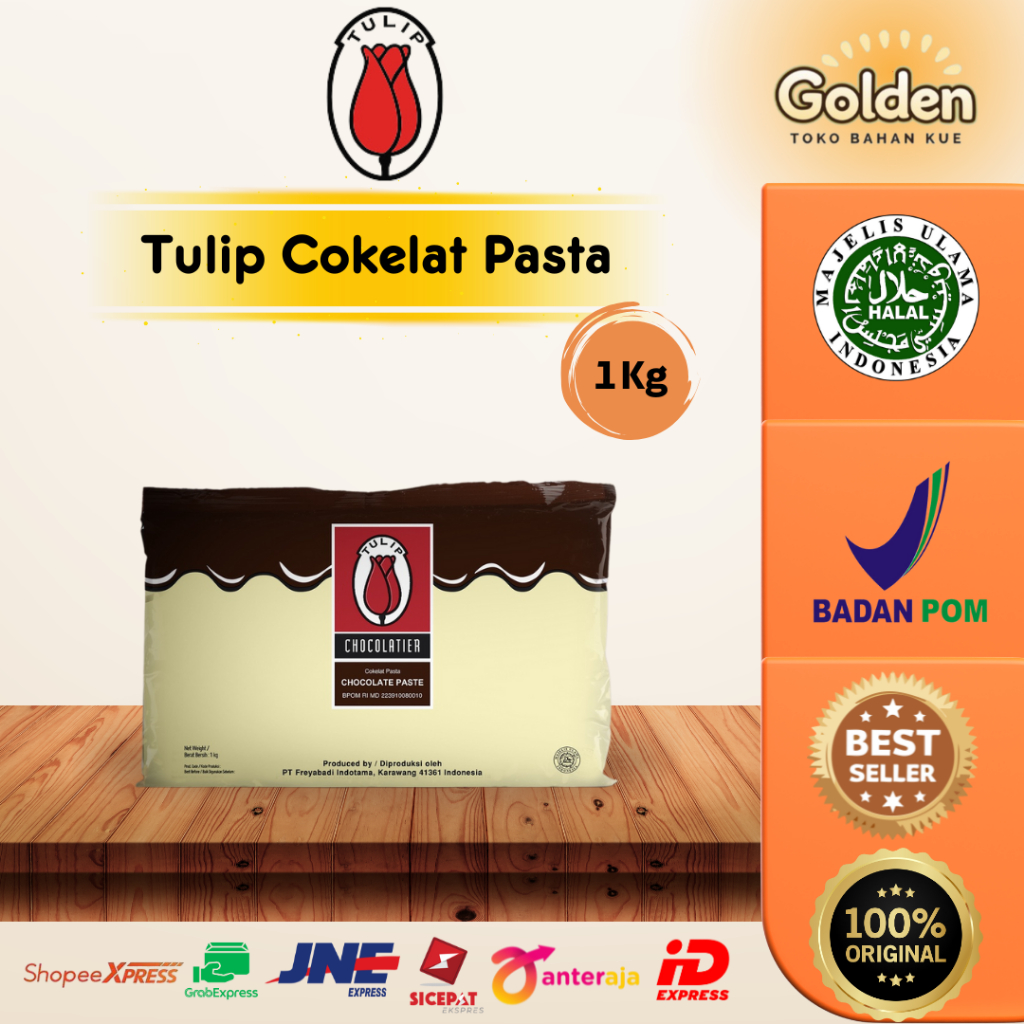 

Tulip Chocolatier Filling Cokelat Pasta 1 kg