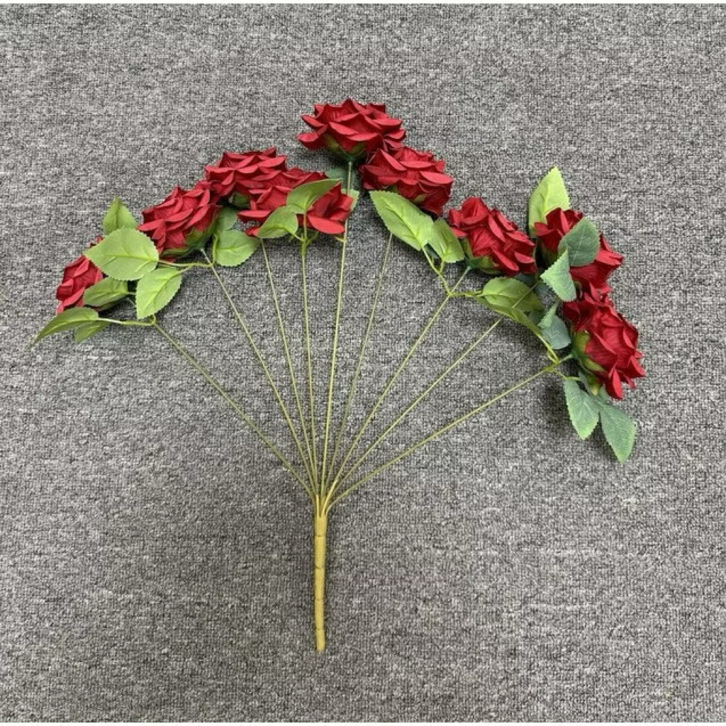 Mawar jumbuh mawar kuntum sembilan mawar besar mawar premium mawar artificial