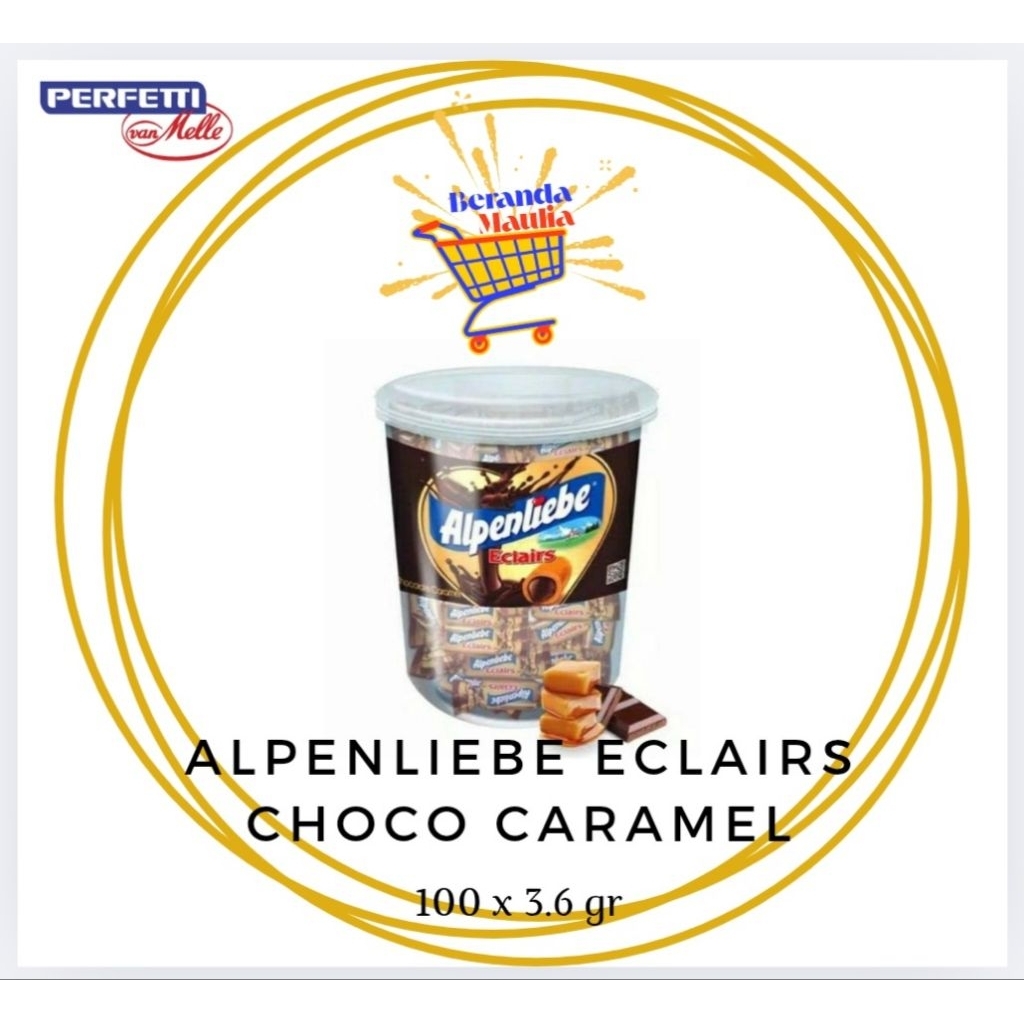 

Alpenliebe eclairs choco caramel isi 100pcs