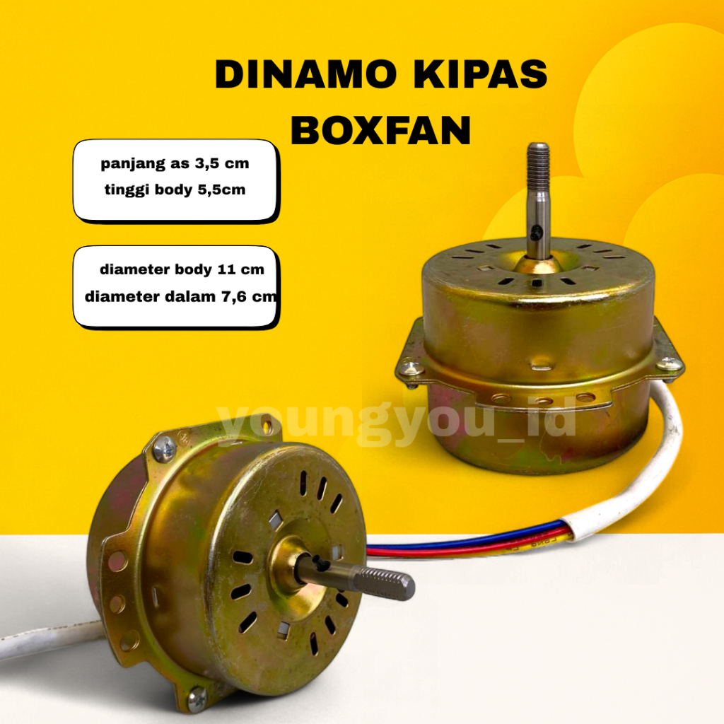 DINAMO KIPAS BOXFAN / MESIN HEXOS SEKAI EXHAUST FAN