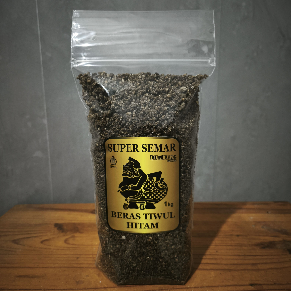 

NASI TIWUL OYEK MENTAH HITAM 1kg SINGKONG SUPER SEMAR - MAKANAN SEHAT