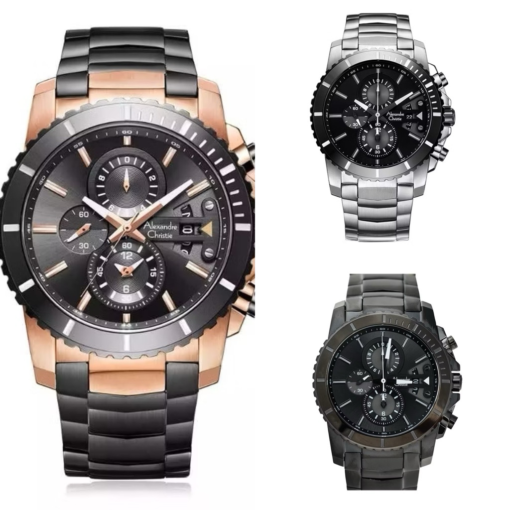 JAM TANGAN PRIA ALEXANDRE CHRISTIE AC6455 AC 6455 MC