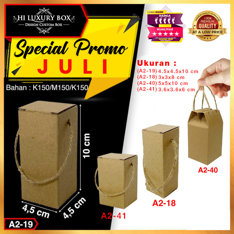 

Kotak souvenir |Kotak Kado Kecil |Kotak packaging|kotak Parfum |Kraft| A2-19