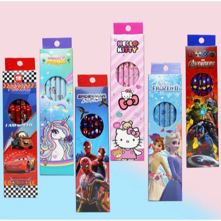 

Pensil Tulis 2B 2020 Pensil Karakter Lucu / Pencil Kayu / Pensil Ujian Sekolah