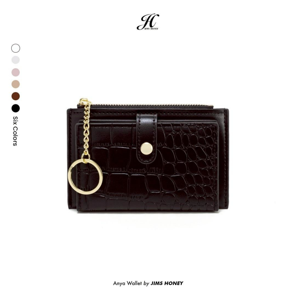 JIMS HONEY Dompet Wanita ANYA WALLET Dompet Uang Kartu Koin Kulit PU