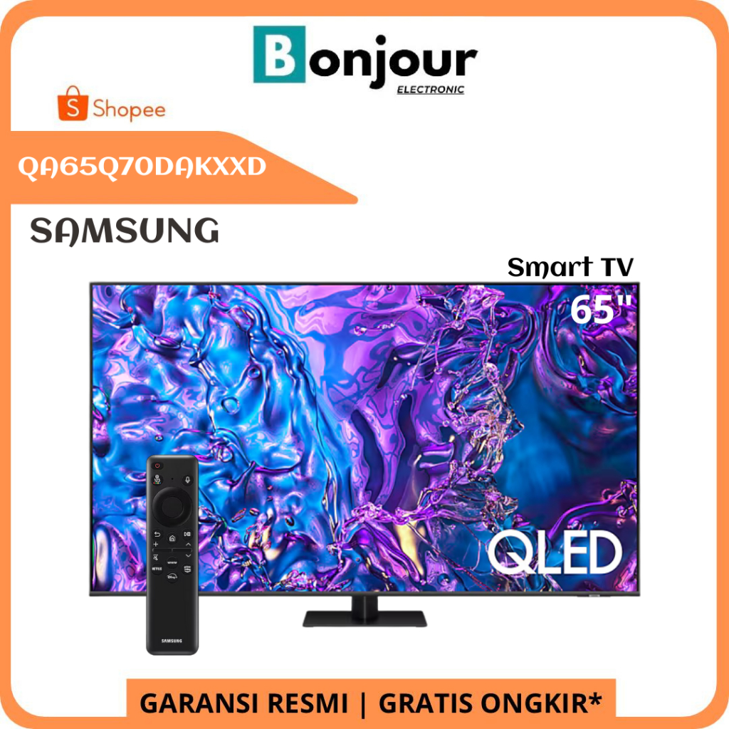 TV Qled Samsung 65 Inch Q70D Samsung 65Q70D 4K UHD Smart TV Samsung QA65Q70DAKXXD