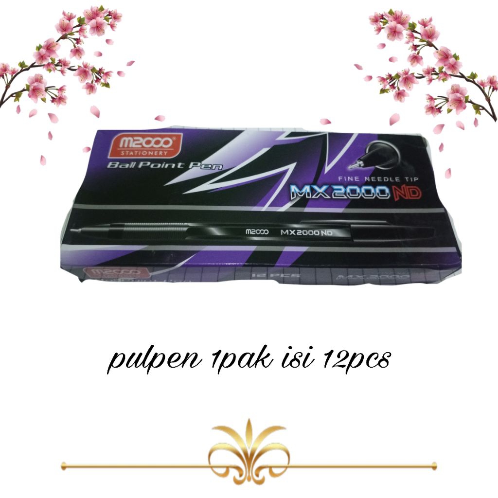 

Pulpen M2000 hitam (12pcs)