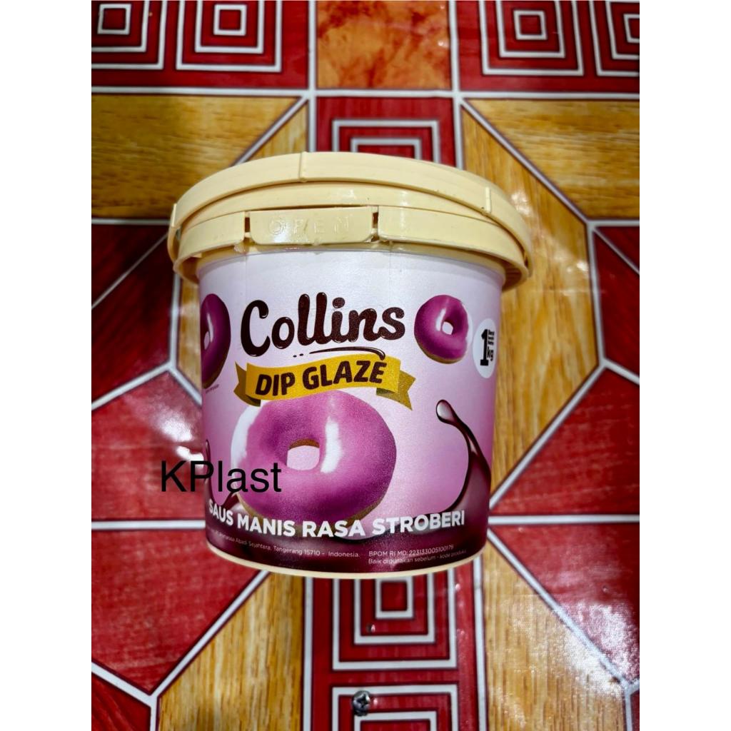 

Collins Dip Glaze Saus Manis Rasa Stroberi 1 kg