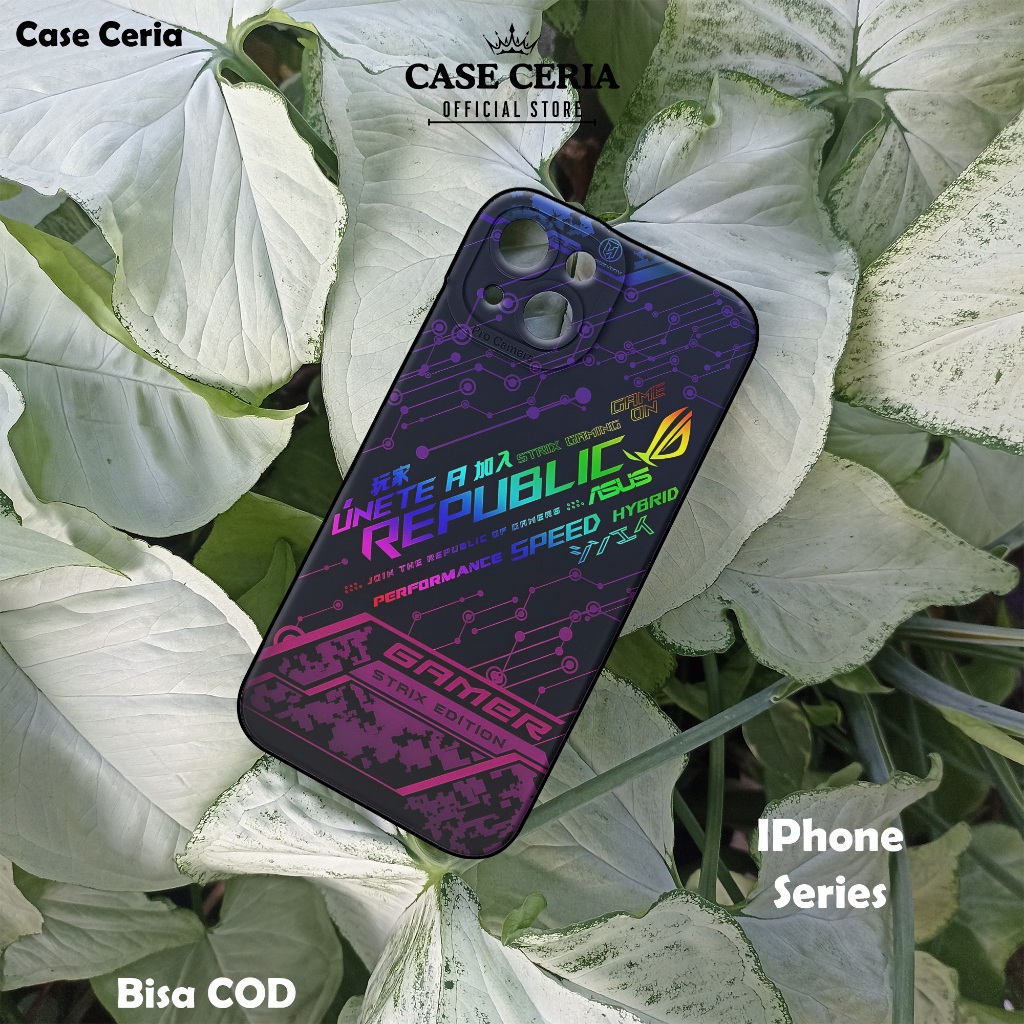 Case For IPhone 11 12 13 – Softcase Pro Camera 11 Pro Max 12 Pro Max 13 Pro Max Motif ROG Game