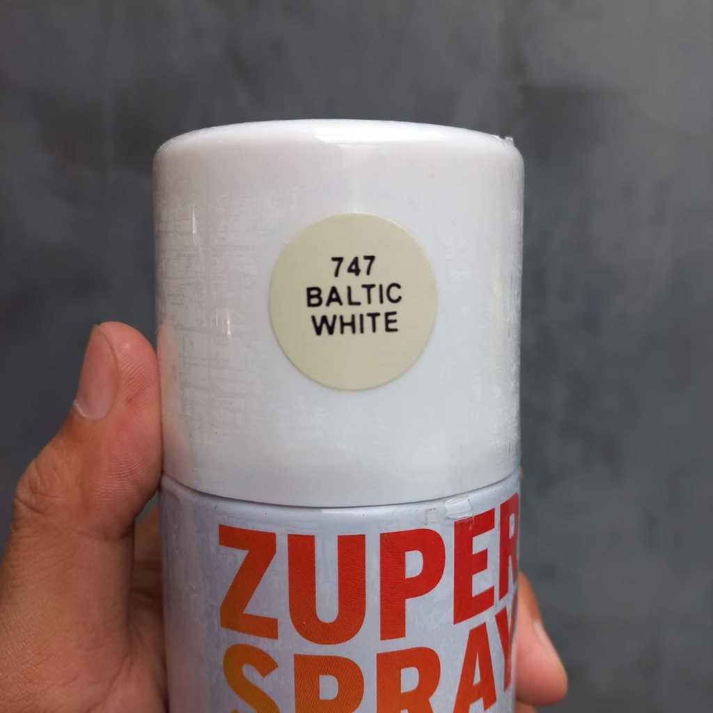 Zuper Spray Baltic White Putih Tulang 300Cc Spray Paint Pilox Pilok Cat Semprot 300Ml Produk Dari Rj