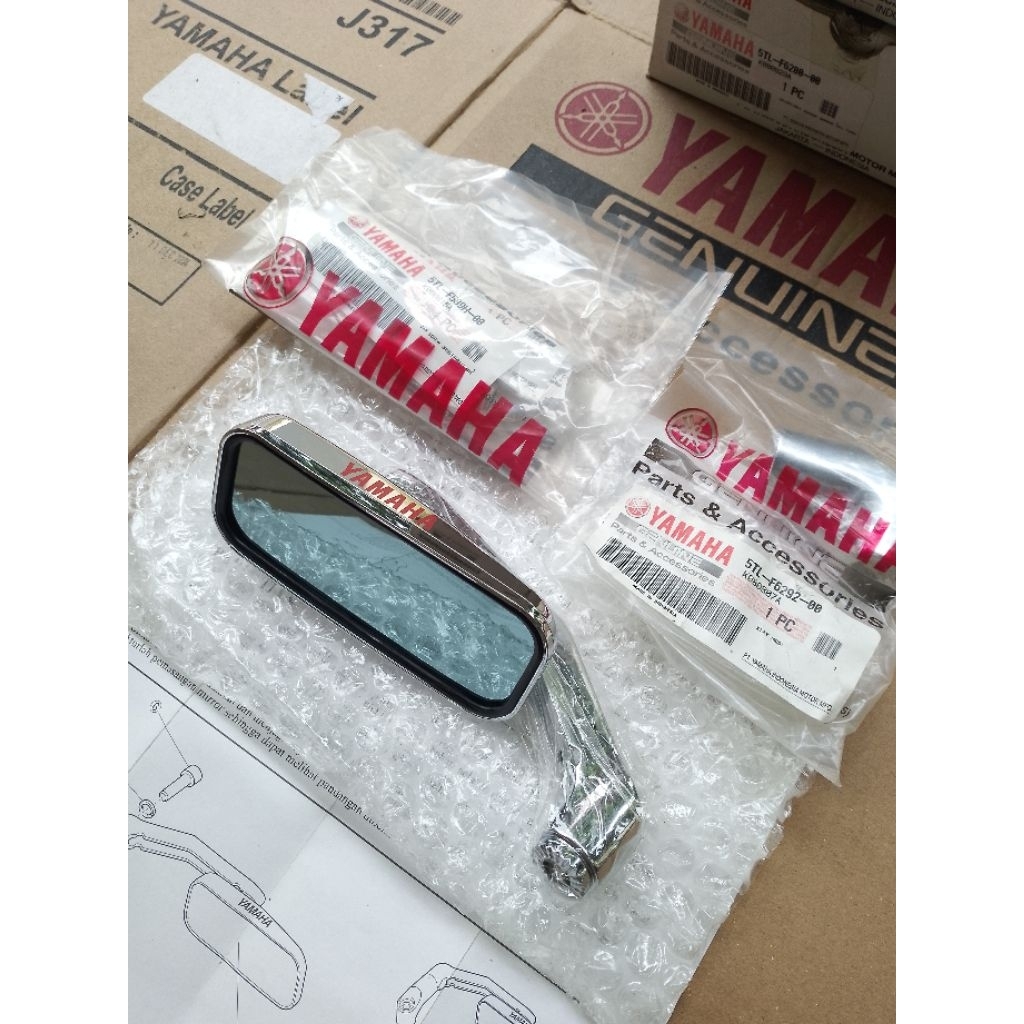 Spion Universal Spion Kotak  Bebek Yamaha Daytona 5TL F6280 00 Original YGP NOS