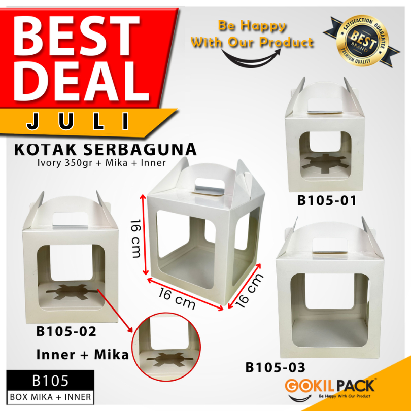 

Box Hamper - Gable Box - Kotak Serbaguna - B105
