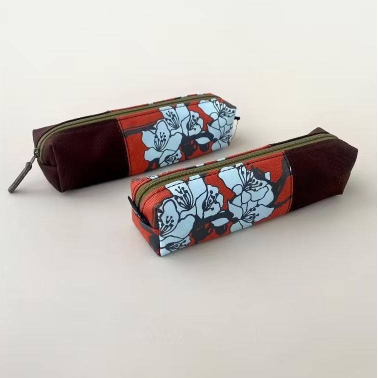 

Pencil Case Sakura Orange Canvas Living