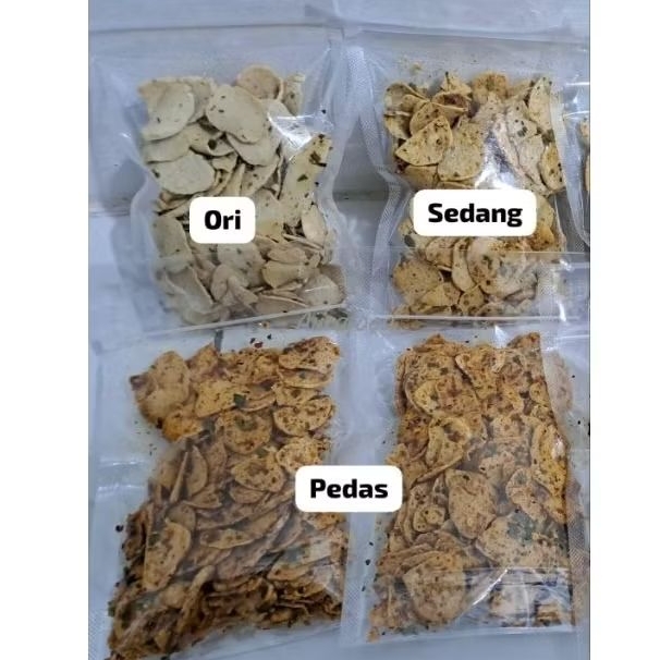 

Basreng Pedas Sedang Daun Jeruk