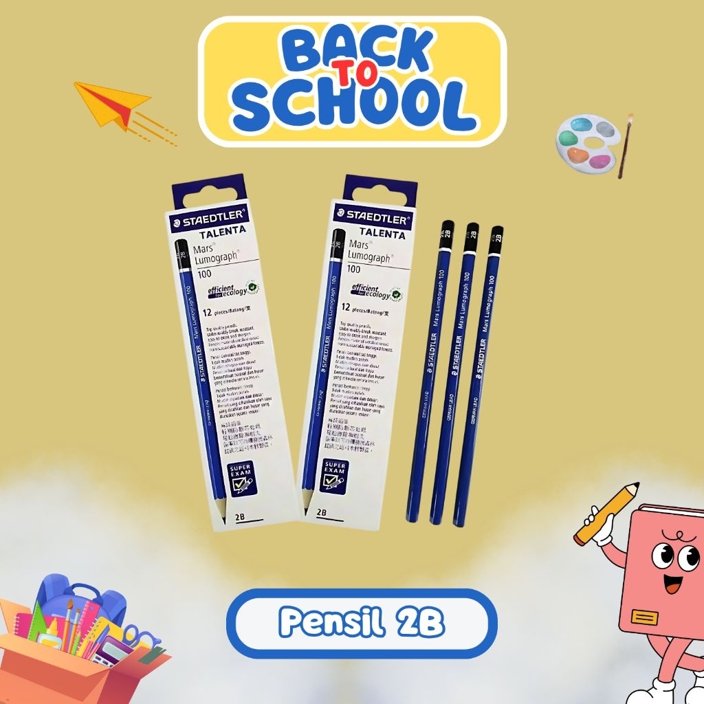 

Pensil STAEDLER 2B ORIGINAL