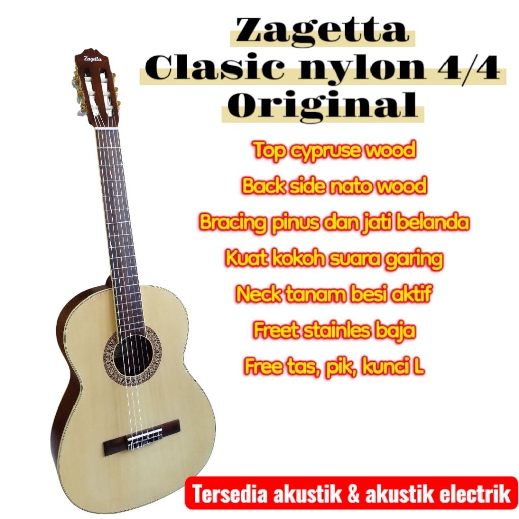 gitar nylon zagetta C 200 original