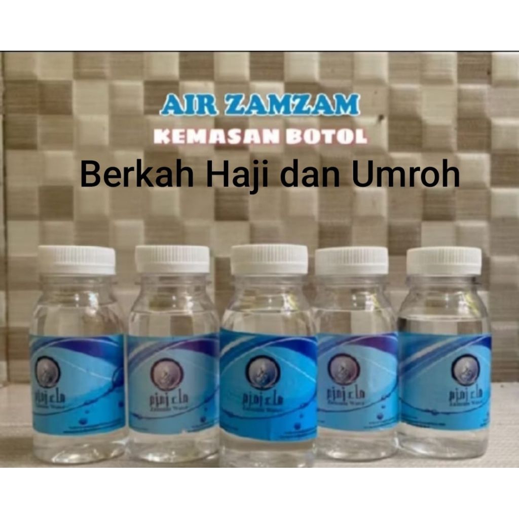 

air zamzam kemasan 60ML oleh2 haji dan umroh per 1pcs geratis dus+bubble wrapk