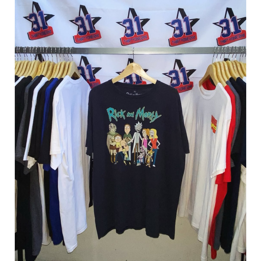 T-shirt rick and morty | kaos second murah original