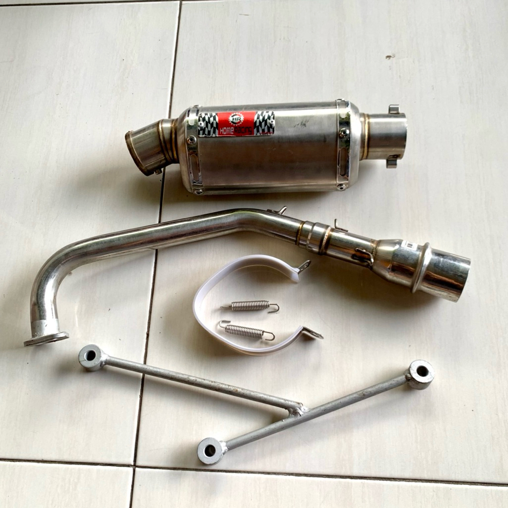 Knalpot Racing Set Home Racing HR Yamaha Mio J 115