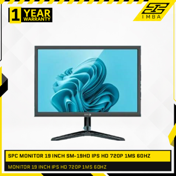 SPC MONITOR 19 INCH SM-19HD IPS HD 720P 1MS 60HZ 1Y